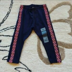 NWT OshKosh Dark Blue Ikat Leggings 3T